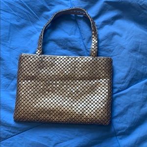 Chain link. Small purse, cool texture, & aesthetic